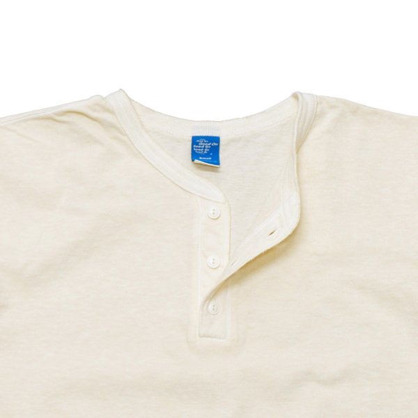 画像3: Good On(グッドオン)Short Sleeve Henley Neck Tee(ショートスリーブヘンリーネックTシャツ)"Pigment Dye" / Natural(ナチュラル) (3)