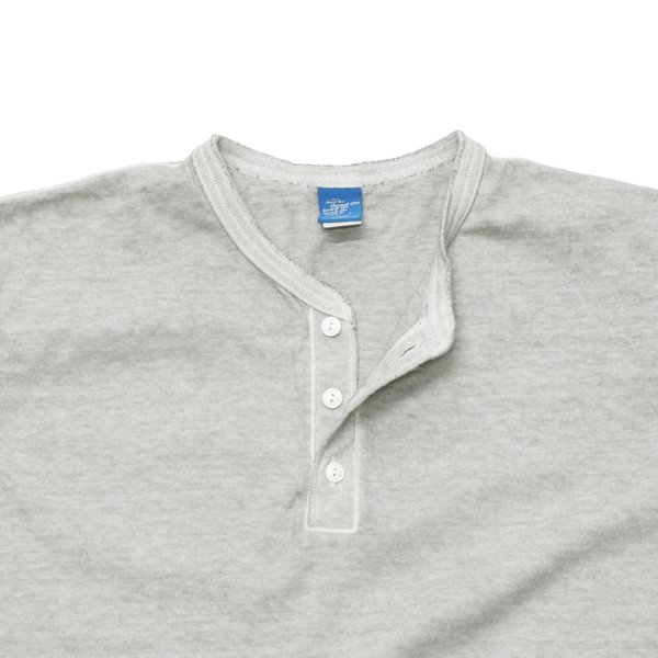画像3: Good On(グッドオン)Short Sleeve Henley Neck Tee(ショートスリーブヘンリーネックTシャツ)"Pigment Dye" / Ash(アッシュ) (3)