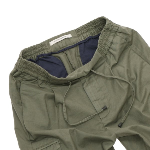 画像4: 『OUTLET』giabsarchivio（ジャブスアルキヴィオ）TIZIANO SHORTS（ティッツィアーノショーツ）COTTON GROSGRAIN STRETCH/Greyish Green（グレイッシュグリーン） (4)