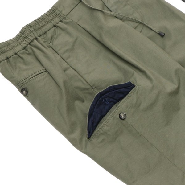 画像7: 『OUTLET』giabsarchivio（ジャブスアルキヴィオ）TIZIANO SHORTS（ティッツィアーノショーツ）COTTON GROSGRAIN STRETCH/Greyish Green（グレイッシュグリーン） (7)