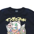 画像6: STUDIO D'ARTISAN（ステュディオ・ダ・ルチザン）インディゴッドUSAコットンプリントＴシャツ/ White（ホワイト）・Navy（ネイビー） (6)