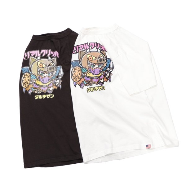 画像1: STUDIO D'ARTISAN（ステュディオ・ダ・ルチザン）ベリアルクリッパーUSAコットンプリントＴシャツ/ White（ホワイト）・Black（ブラック） (1)