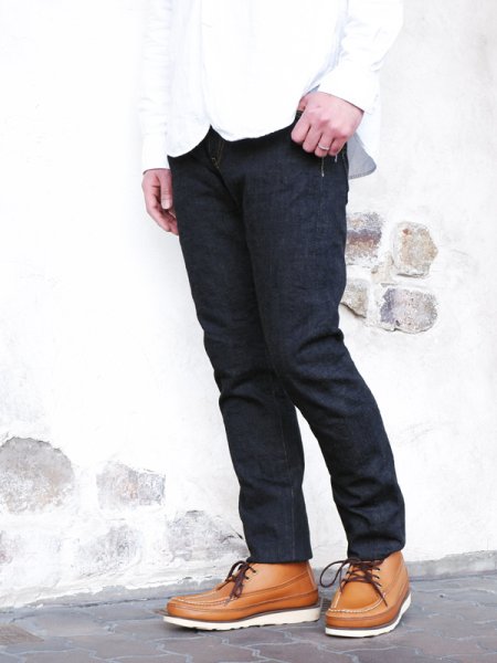 画像10: STUDIO D'ARTISAN(ステュディオ・ダ・ルチザン)G3 リラックステーパードジーンズ 14oz/Indigo Blue(インディゴブルー)ワンウォッシュ【裾上げ無料】 (10)