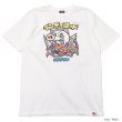 画像2: STUDIO D'ARTISAN（ステュディオ・ダ・ルチザン）インディゴッドUSAコットンプリントＴシャツ/ White（ホワイト）・Navy（ネイビー） (2)