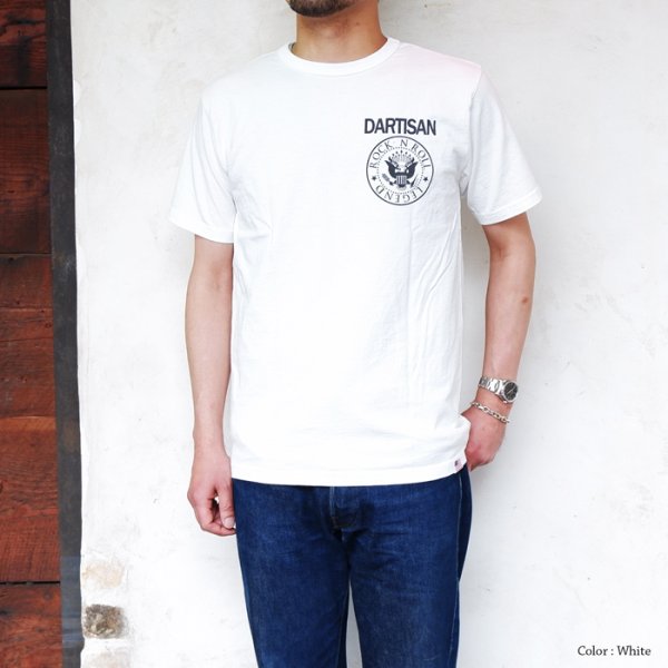 画像5: STUDIO D'ARTISAN（ステュディオ・ダ・ルチザン）USAコットンプリントＴシャツ / Black（ブラック）※Sサイズのみ (5)