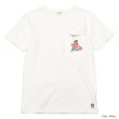 画像1: free rage（フリーレイジ）リサイクルコットンプリントTee"Frank"/White（ホワイト） (1)