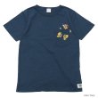 画像1: free rage（フリーレイジ）リサイクルコットンプリントTee"Mouse"/ Navy（ネイビー） (1)