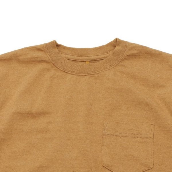 画像8: Good On(グッドオン)Organic Short Sleeve Pocket Tee(オーガニックショートスリーブポケットTシャツ)/ Natural(ナチュラル)・Brown(ブラウン)・Green(グリーン) (8)