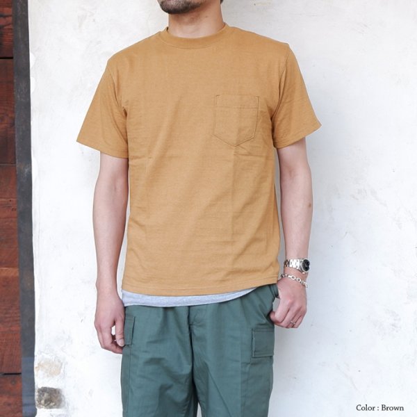 画像12: Good On(グッドオン)Organic Short Sleeve Pocket Tee(オーガニックショートスリーブポケットTシャツ)/ Natural(ナチュラル)・Brown(ブラウン)・Green(グリーン) (12)