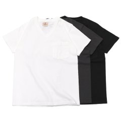 ＜30%OFF＞Goodwear（グッドウェア）Short Sleeve V-Neck Pocket Tee（ショートスリーブVネックポケットT）/ White（ホワイト）・Used Black（ユーズドブラック）・Black（ブラック）