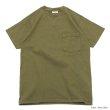 画像4: Goodwear（グッドウェア）Short Sleeve Crew Neck Pocket Tee（ショートスリーブクルーネックポケット付Tシャツ）/Greyish Brown（グレイッシュブラウン）・New Olive（ニューオリーブ） (4)