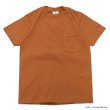 画像2: Goodwear（グッドウェア）Short Sleeve Crew Neck Pocket Tee（ショートスリーブクルーネックポケット付Tシャツ）/Caramel Brown（キャラメルブラウン）・Ruby Red（ルビーレッド） (2)