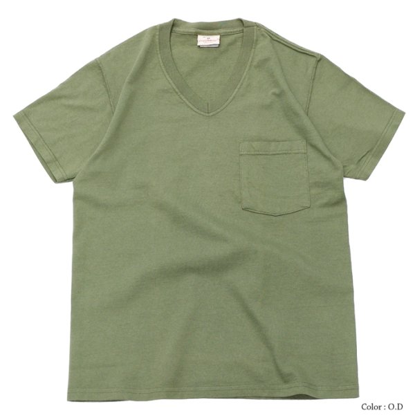 画像3: 『OUTLET』Goodwear（グッドウェア）Short Sleeve V-Neck Pocket Tee（ショートスリーブVネックポケットT）/ 8Colors（全8色展開） (3)