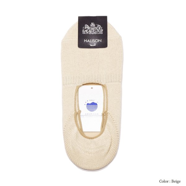 画像2: HALISON(ハリソン)アメリカンシーアイランドコットンボートソックス / 4Colors(全4色展開)※3足までメール便発送可 (2)