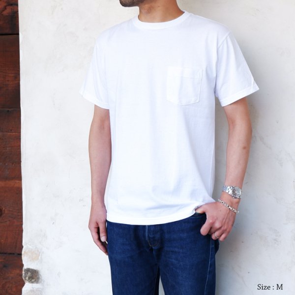 画像11: Good On(グッドオン)Short Sleeve Crew Neck Pocket Tee(ショートスリーブクルーネックポケット付きTシャツ)"Pigment Dye" / Navy(ネイビー)・Black(ブラック) (11)