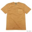 画像2: Good On（グッドオン）Short Sleeve Crew Neck Pocket Tee（ショートスリーブクルーネックポケット付きTシャツ）"Pigment Dye"/Mocha（モカ）・Bordeaux（ボルドー） (2)