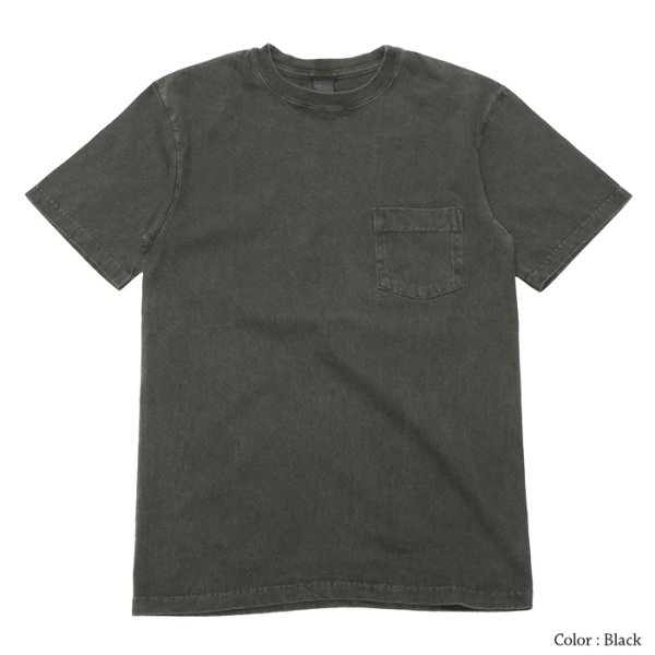 画像4: Good On(グッドオン)Short Sleeve Crew Neck Pocket Tee(ショートスリーブクルーネックポケット付きTシャツ)"Pigment Dye" / Navy(ネイビー)・Black(ブラック) (4)