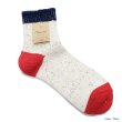 画像3: Mauna Kea（マウナケア）カラーネップ3面切替えソックス/Black（ブラック）・Navy（ネイビー）・Red（レッド）・Green（グリーン）・Gold（ゴールド）※3足までメール便発送可※ (3)