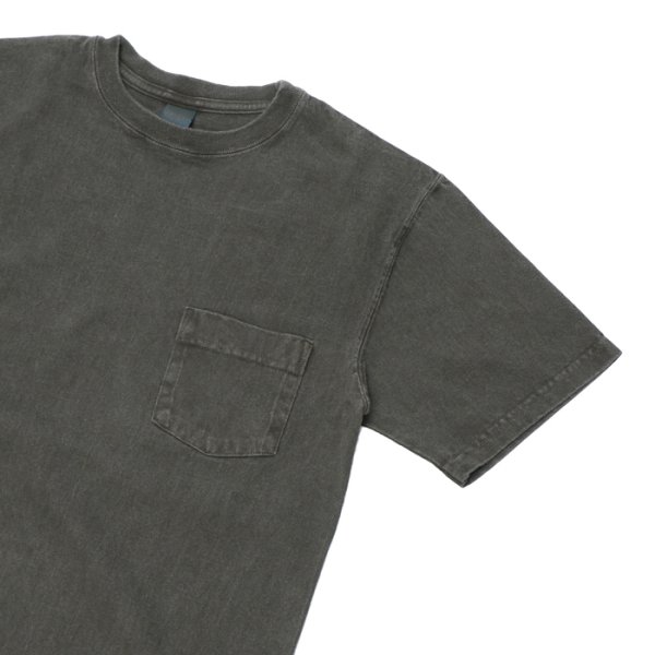 画像7: Good On(グッドオン)Short Sleeve Crew Neck Pocket Tee(ショートスリーブクルーネックポケット付きTシャツ)"Pigment Dye" / Navy(ネイビー)・Black(ブラック) (7)