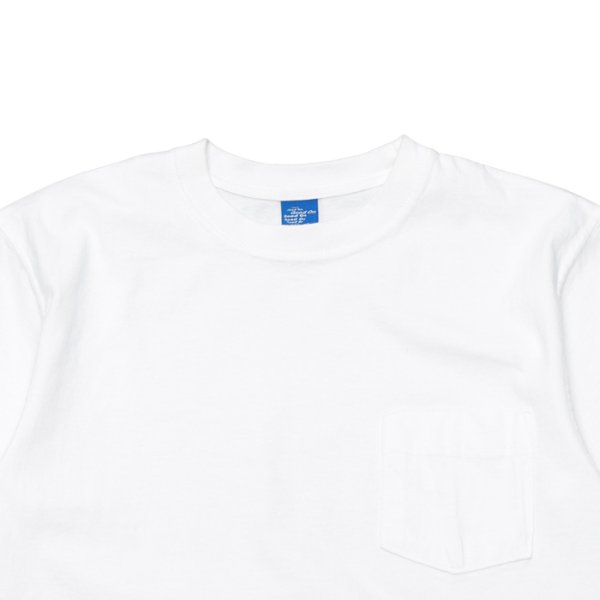 画像6: Good On(グッドオン)Short Sleeve Crew Neck Pocket Tee(ショートスリーブクルーネックポケット付きTシャツ)"Washed" / White(ホワイト)・Metal Grey(メタルグレー) (6)