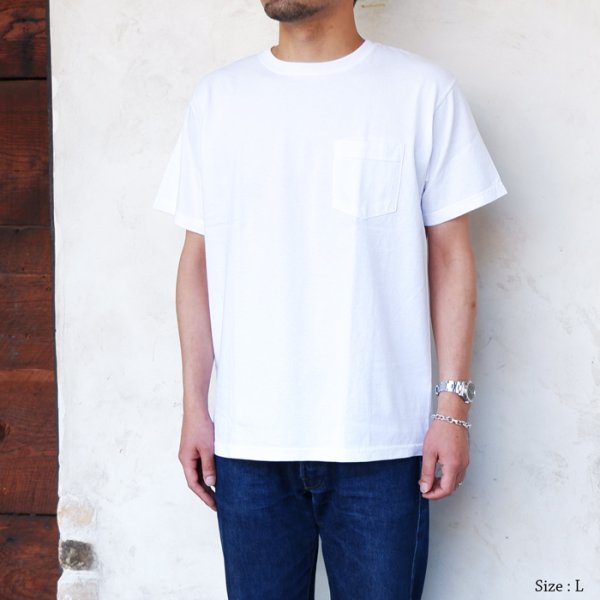 画像12: Good On(グッドオン)Short Sleeve Crew Neck Pocket Tee(ショートスリーブクルーネックポケット付きTシャツ)"Pigment Dye" / Navy(ネイビー)・Black(ブラック) (12)