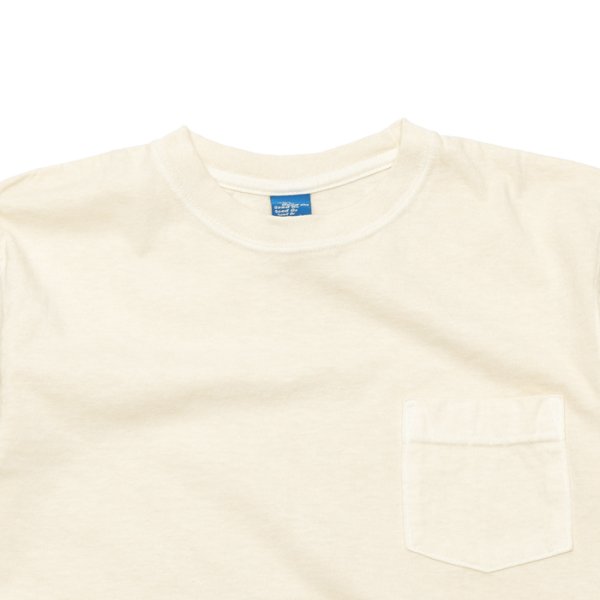 画像6: Good On(グッドオン)Short Sleeve Crew Neck Pocket Tee(ショートスリーブクルーネックポケット付きTシャツ)"Pigment Dye" / Natural(ナチュラル)・Slate(スレート) (6)