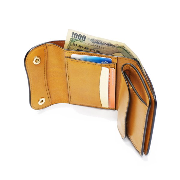 画像7: WILD SWANS(ワイルドスワンズ)ENO(イーノ)ミニ3つ折りウォレット"フルグレインブライドル"/London Colour(ロンドンカラー) (7)