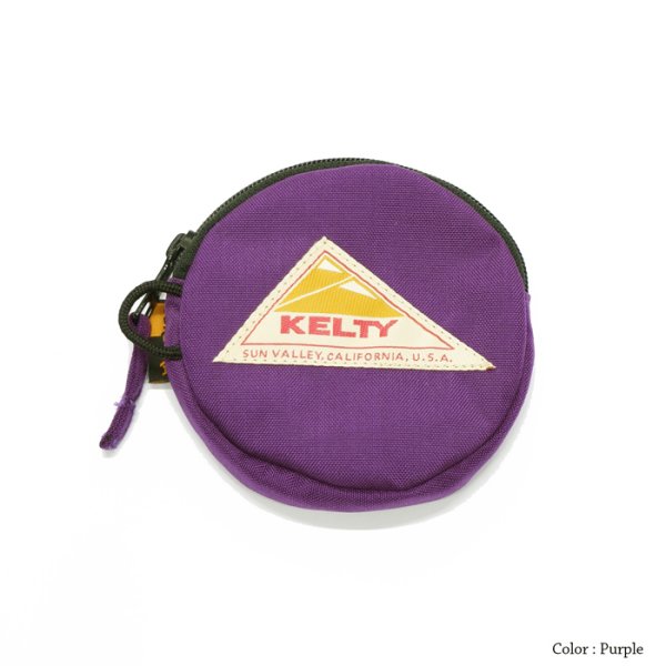 画像2: KELTY(ケルティ)CIRCLE COIN CASE2(サークルコインケース2)/Purple(パープル)・Black(ブラック) (2)