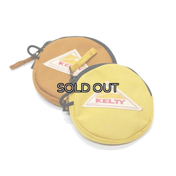画像1: KELTY（ケルティ）CIRCLE COIN CASE2（サークルコインケース2）/Mustard（マスタード）・Caramel（キャラメル）※メール便発送可※ (1)