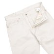 画像3: F.O.B FACTORY（エフオービーファクトリー）PIQUE 5POCKET PANTS（ピケ5ポケットパンツ）Highcount Pique/Ivory（アイボリー）【裾上げ無料】 (3)