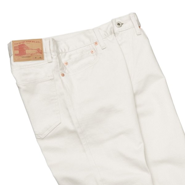 画像5: F.O.B FACTORY(エフオービーファクトリー)PIQUE 5POCKET PANTS(ピケ5ポケットパンツ)"Highcount Pique" / Ivory(アイボリー)【裾上げ無料】 (5)