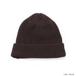 画像2: DECHO（デコー）COTTON KNIT CAP（コットンニットキャップ）/Brown（ブラウン）・Gray（グレー）・Black（ブラック） (2)