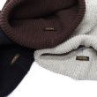 画像6: DECHO（デコー）COTTON KNIT CAP（コットンニットキャップ）/Brown（ブラウン）・Gray（グレー）・Black（ブラック） (6)