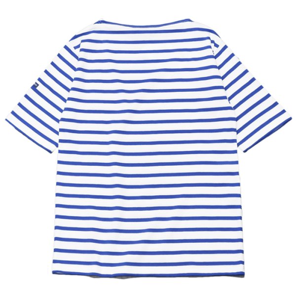 画像2: SAINT JAMES(セントジェームス)PIRIAC(ピリアック)/NEIGE×GITANE(ホワイト×コバルトブルー) (2)