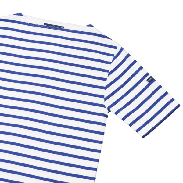 画像4: SAINT JAMES(セントジェームス)PIRIAC(ピリアック)/NEIGE×GITANE(ホワイト×コバルトブルー) (4)