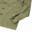 画像5: F.O.B FACTORY（エフオービーファクトリー）FATIGUE SHIRT JACKET（ファティーグシャツジャケット）Vatdye Back Sateen/Olive（オリーブ） (5)