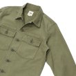 画像4: F.O.B FACTORY（エフオービーファクトリー）FATIGUE SHIRT JACKET（ファティーグシャツジャケット）Vatdye Back Sateen/Olive（オリーブ） (4)