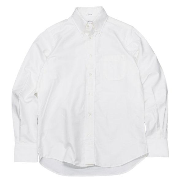 画像1: INDIVIDUALIZED SHIRTS（インディビジュアライズドシャツ）Standard Fit B.D. Shirt（スタンダードフィットボタンダウンシャツ）"REGATTA OXFORD"/White（ホワイト） (1)