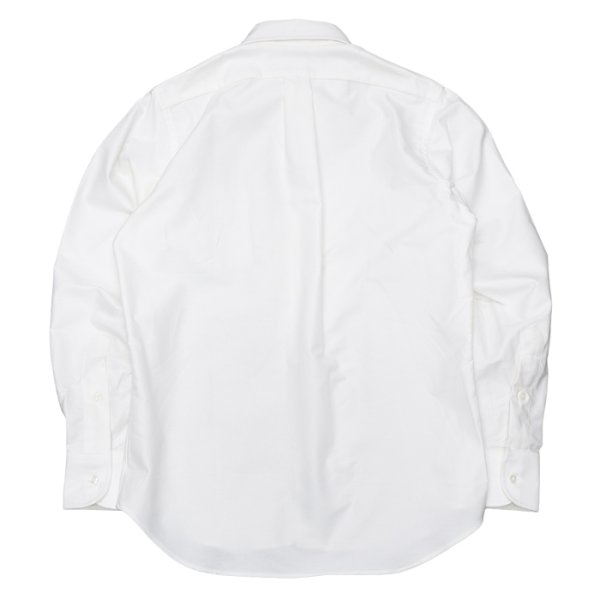 画像2: INDIVIDUALIZED SHIRTS(インディビジュアライズドシャツ)Standard Fit B.D. Shirt(スタンダードフィットボタンダウンシャツ)"REGATTA OXFORD" / White(ホワイト) (2)
