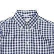 画像3: INDIVIDUALIZED SHIRTS（インディビジュアライズドシャツ）Standard Fit B.D. Shirt（スタンダードフィットボタンダウンシャツ）"BIG GINGHAM CHECK"/Navy（ネイビー） (3)