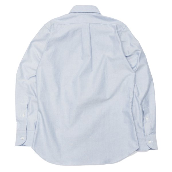 画像2: INDIVIDUALIZED SHIRTS(インディビジュアライズドシャツ)Standard Fit B.D. Shirt(スタンダードフィットボタンダウンシャツ)"REGATTA OXFORD" / Blue(ブルー) (2)
