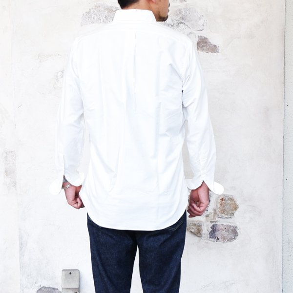 画像8: INDIVIDUALIZED SHIRTS(インディビジュアライズドシャツ)Standard Fit B.D. Shirt(スタンダードフィットボタンダウンシャツ)"REGATTA OXFORD" / White(ホワイト) (8)