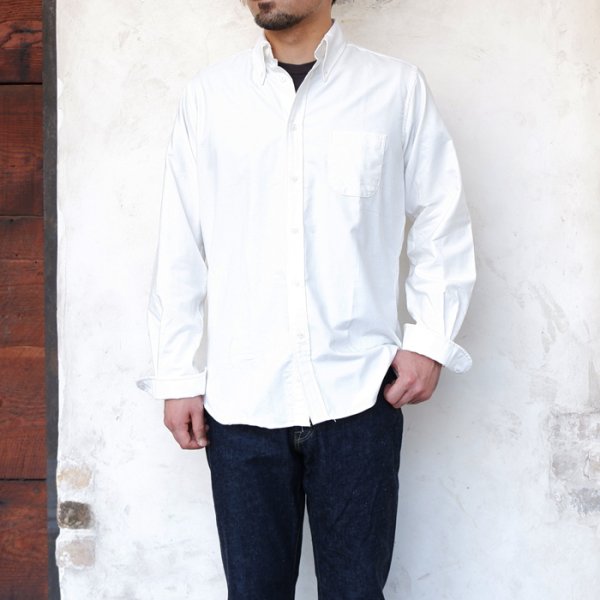 画像7: INDIVIDUALIZED SHIRTS(インディビジュアライズドシャツ)Standard Fit B.D. Shirt(スタンダードフィットボタンダウンシャツ)"REGATTA OXFORD" / White(ホワイト) (7)