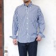 画像7: INDIVIDUALIZED SHIRTS（インディビジュアライズドシャツ）Standard Fit B.D. Shirt（スタンダードフィットボタンダウンシャツ）"BIG GINGHAM CHECK"/Navy（ネイビー） (7)