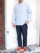 画像9: INDIVIDUALIZED SHIRTS（インディビジュアライズドシャツ）Standard Fit B.D. Shirt（スタンダードフィットボタンダウンシャツ）"REGATTA OXFORD"/Blue（ブルー） (9)