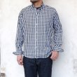 画像7: INDIVIDUALIZED SHIRTS（インディビジュアライズドシャツ）Standard Fit B.D. Shirt（スタンダードフィットボタンダウンシャツ）"BIG GINGHAM CHECK"/Black（ブラック） (7)