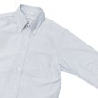 画像4: INDIVIDUALIZED SHIRTS（インディビジュアライズドシャツ）Standard Fit B.D. Shirt（スタンダードフィットボタンダウンシャツ）"REGATTA OXFORD"/Blue（ブルー） (4)