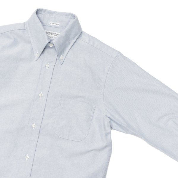 画像4: INDIVIDUALIZED SHIRTS(インディビジュアライズドシャツ)Standard Fit B.D. Shirt(スタンダードフィットボタンダウンシャツ)"REGATTA OXFORD" / Blue(ブルー) (4)