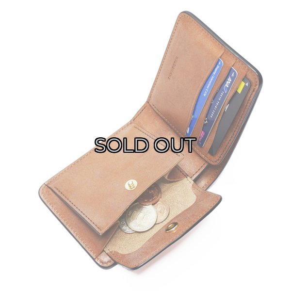 画像7: WILD SWANS（ワイルドスワンズ）GROUNDER（グラウンダー）2つ折りウォレット"フルグレインブライドル"/Dark Stain（ダークステイン） (7)