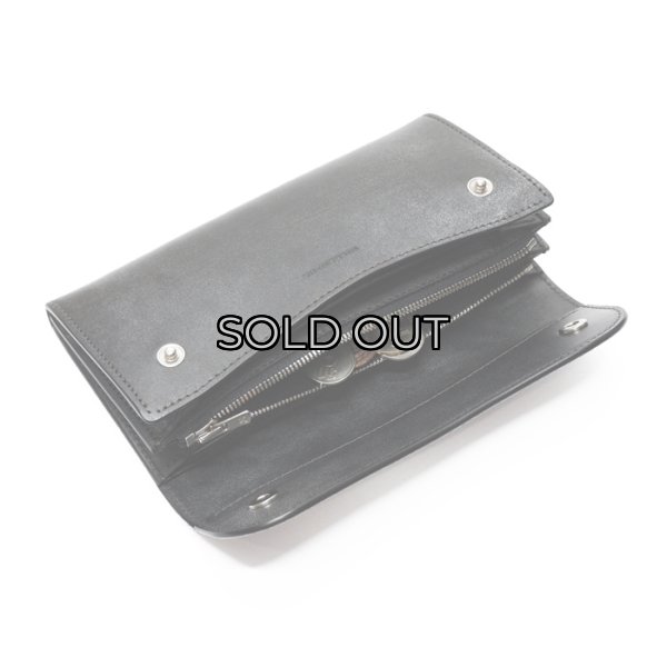 画像6: WILD SWANS（ワイルドスワンズ）WAVE（ウェイブ）ロングウォレット"フルグレインブライドル"/Black（ブラック） (6)